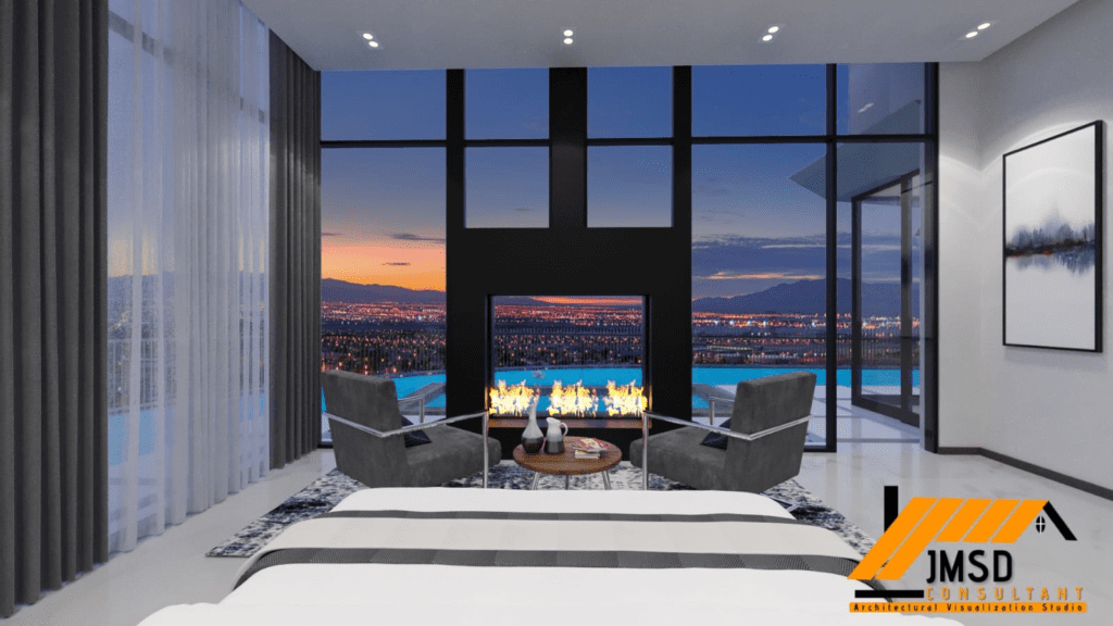 Bedroom-3D-Interior-Rendering-Services-Las-Vegas-NV
